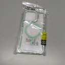 for iPhone 15 Case, [Compatible with MagSafe], Magnetic Kickstand Case for Women Girls, Case for iPhone 15, 6.1", Clear Black