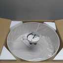 18" Flush Mount Ceiling Light,Linen Drum for Bedroom | Modern 3-Light recessed light fixture,For Living Rooms,Dining Room, hallways, Kitchens