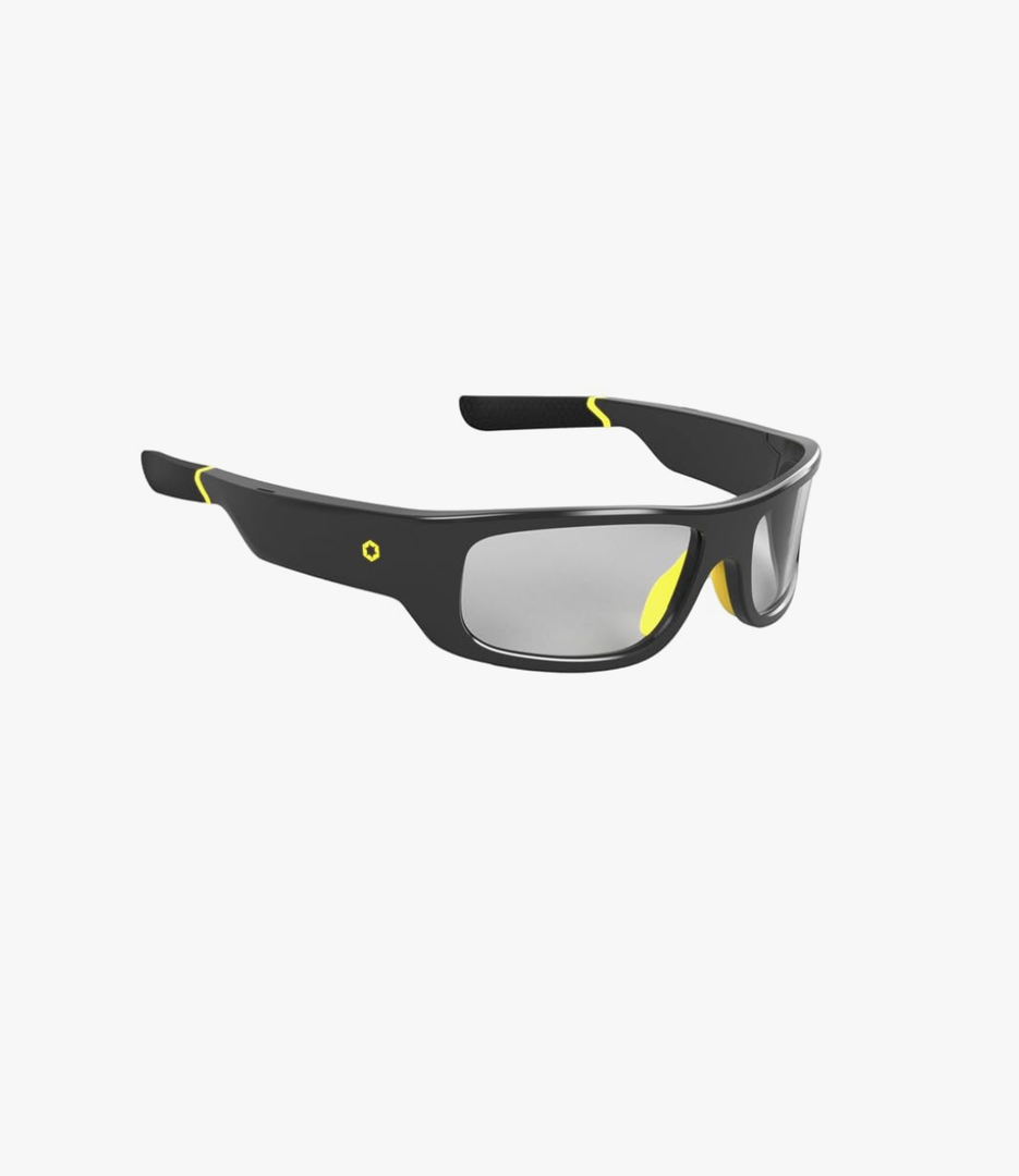 Lucyd Armor Smart Safety Glasses for Men & Women, TR90 Frame, Bluetooth Smart Safety Glasses with Light Adaptive Lenses, Open Ear Speakers & Microphone - ANSI Z87.1 (Standard)
