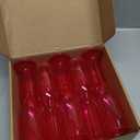 XUWAIDSGN Champagne Flute Acrylic Champagne Glasses Wedding Toasting Champagne Flute Goblet Plastic Reusable Unbreakable Champagne Cups for Bachelorette Wedding Bridal Shower Party (Hot Pink, 10)