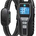 Dog Shock Collar with Remote Control - Rechargeable Dog Training Collar, IPX7 Waterproof E Collar for Dogs with 4 Safe Modes Flashlight Beep Vibration Shock Ideal for All Dog Sizes (8-150lbs)