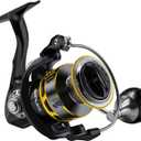 SAN LIKE Spinning Fishing Reel, Saltwater & Freshwater Fishing Reel 40.5 Lbs Max Drag - 7+1 BB Ball Bearing 5.2:1 Gear Ratio