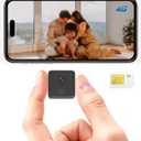 4K Hidden Camera,Security Camera No WiFi with 4G SIM Card,Nanny Cam Hidden Camera,Small Cameras Hidden Wireless,Secret Cameras for Spying,App Control with Motion Detection and Night Vision