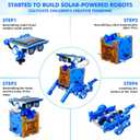 STEM 13-in-1 Education Solar Power Robots Toys for Boys Age 8+ , Educational Toy DIY Science Kits for Kids, Building Experiment Robotics Set Birthday Gifts for 8+ years old boys and girls ., 0.2 Inches X 0.2 Inches X 0.2 Inches