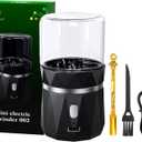 Electric Spice and Herb Grinder, Dry Herb Mini Electric Grinder Compact Size with 1.7oz/50ml Herb Jar and Spoon Tool