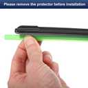 X AUTOHAUX 2pcs 26"+19" Silicone Front Windshield Wiper Blade for Honda Crosstour 2010-2016 for Honda Accord 2008-2017 Windscreen Wiper OE Replacement Set All-Seasons J/U Hook