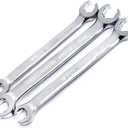 SATA ST09033U - Juego de llaves de tuerca mtrica de pulido completo para quitar o reemplazar tuercas en lneas de combustible, freno o aire acondicionado