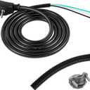 Replacement for W11365014 Dishwasher Power Cord, 6 ft Dishwasher Installation Kit, Dishwasher Kit with UL Certification, Right Angle