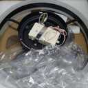 STERREN Ceiling Fans with Lights,20" Low Profile Ceiling Fan with Remote Control, Modern Flush Mount Ceiling Fan,White Fan Light for Bedroom, Living Room,Kitchen,Small LED Ceiling Light Fixture (19.7 inch)