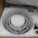 Black Ceiling Fans with Lights and Remote, 72 Inch Indoor/Outdoor Large Modern Ceiling Fan for Living Room Kitchen, Dimmable, 6 Speed Reversible DC Motor, Dual Finish