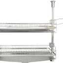 INEX Kitchiniq Dish Rack (Stainless Steel, 16.5–30.7" H x 23.6" W x 9.8" D)