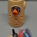 TOP BRIGHT Montessori Toys for 2 Year Old Girl and Boy, Fine Motor Skills Toddler Toys Age 2-4, Woodpecker Worm Toy Magnetic Bird Feeding Game