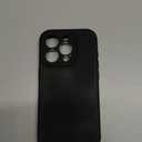 LOVE 3000 Designed for iPhone 15 Pro Case, Premium Silicone with Soft Anti-Scratch Microfiber Lining, Shockproof Protective Phone Case for Men Women Girls 6.1", Black