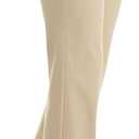 Rekucci Womens Ease into Comfort Stretchy Business Casual Bootcut Pull-On Everyday Office Pant in Regular/Tall/Petite Sizes (Beige)