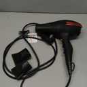 TREZORO Professional Ionic Hair Dryer for Salon - 2200W Powerful Blow Dryer - Lightweight Travel for Normal & Curly Hair Includes Volume Styling Nozzle (Premium Jet Black)