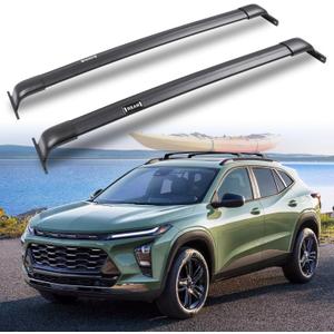 Snailfly Roof Rack Cross Bars Fit for 2024-2026 Chevy Chevrolet Trax with Side Rails (LT / 2RS / ACTIV), Easy Install & Disassemble 220 lbs Aluminum Crossbars Cargo Carrier for Bike Kayak Skis
