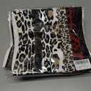 2 x DiyJibb Headbands for Women, Stretchy Non Slip Soft Cotton Cloth Hair Bands for Sports, Workout, Yoga and Running, 7Pcs, Leopard Print