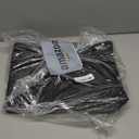 Nicpro Light Weight Art Portfolio Bag, 20x26 Black Art Canvas Portfolio Case with Detachable Shoulder Strap, Leather Corners, Carrying Storage Case for Artwork, Poster, Sketching, and Drawing