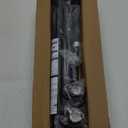 Shower Curtain Rod, 1" Diameter Heavy Duty Tension Shower Rod, Non Slip Adjustable 28-74 inch No Drilling Shower Curtain Rods Spring Tension For Bathroom, Shower Stall, No Rust, Black