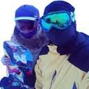 Balaclava Tactical Face Mask Hood Neck Gaiter 1 Pack (Black) (Black)