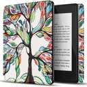 TNP Case for Kindle 10th Generation - Slim & Light Smart Cover Case with Auto Sleep & Wake for Amazon Kindle E-Reader 6" Display, 10th Generation 2019 Release (Life Love Tree)