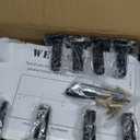 8 PCS Adjustable Height Bed Frame Support Legs - 7.8-14.6inch Bed Slats Support Leg with Screws, Furniture Legs for Bed Frame/Bed Center Slat/Cabinet/Dresser/Table/Sofa/Chair, Bed Replacement Legs