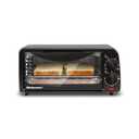 Elite Gourmet 2-Slice Toaster Oven Plastic,Aluminum,Glass Black