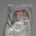 eNilecor Short Bob Hair Wigs 12" Straight with Flat Bangs Synthetic Colorful Cosplay Daily Party Wig for Women Natural As Real Hair+ Free Wig Cap (White)