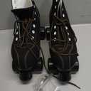 XUDREZ Cowhide Roller Skates for Women and Men High-Top Shoes Double-Row Design,Adjustable Classic Premium Roller Skates, 11