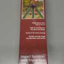 Biswing Impact Sprinkler Head on Tripod Base, Heavy Duty Lawn Sprinklers, 360 Degree Large Area Irrigation, Metal Sprinkler Nozzle & Solid Alloy Metal Extension Legs Flip Locks, 1 Pack