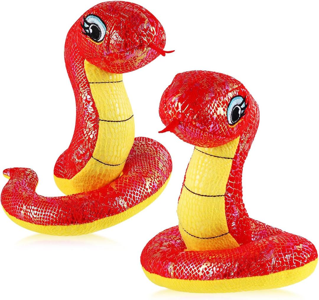 2 Pcs Chinese Snake Plush 2025 Year of The Snake Stuffed Animal Plush Chinese New Year Plush Decoration Mascot Doll Plushies for Spring Festival Bedtime Gift Bed Rest Chair Table Decor(Wish Snake) 2 Pcs Chinese Snake Plush 2025 Year of The Snake Stuffed Animal Plush Chinese New Year Plush Decoration Mascot Doll Plushies for Spring Festival Bedtime Gift Bed Rest Chair Table Decor(Wish Snake)