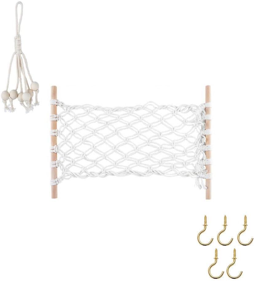 Cabilock Hanging Basket Woven Fruit Veggies Hanger Kitchen Hanging Storage Pendant