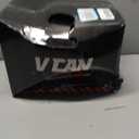 VCAN VX28 Full Face Modular Flip-Up Motorcycle Helmet DOT Approved, Coolmax Cheek Pad & OTG Ready, Black, Large