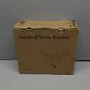 Electric Heated Throw Blanket Sherpa 50"x60" Purple Machine Washable 6 Heat Settings 4 Hours Auto Off Overheat Protection for Home Office Use