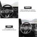 RT-TCZ Center Console Trim Cover Dashboard Control Panel Cover Decorative Interior Accessories for Jeep Wrangler JL JLU & Gladiator JT 2018-2022,Black