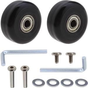 Micro Trader 2Pair Luggage Suitcase Wheels Repair Kit OD 40mm Micro Trader 2Pair Luggage Suitcase Wheels Repair Kit OD 40mm