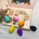 small mini makeup sponge bulk : 30 pcs mulit-colored foundation makeup sponges for foundation,make up sponges for face(30 pcs)