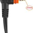 Translucent Acoustic Tube Earpiece PTT/Mic Compatible with Motorola Walkie Talkie (Compatible with SL300)