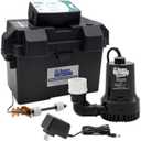 THE BASEMENT WATCHDOG Model BWSP 2,600 GPH at 0 ft. and 1,850 GPH at 10 ft. Special CONNECT Battery Backup Sump Pump System with WiFi-Capable 24-Hour-a-Day Monitoring Controller