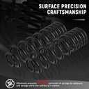 929-928 Rear Heavy Duty Coil Springs for 2009-2018 Ram 1500 2wd 4wd with 70% Extra Load Capacity (1200 Pounds) with a Subtle Height Adjustment, Black