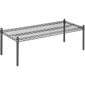 APLSS Dunnage Storage Rack, 24"×48"×14"(8"), NSF Certified, Height Adjustable, Moist&Dry Enviroments, for Kitchen Garage Walk-in Cooler&Freezer Dishroom, 800 Lbs Capacity,