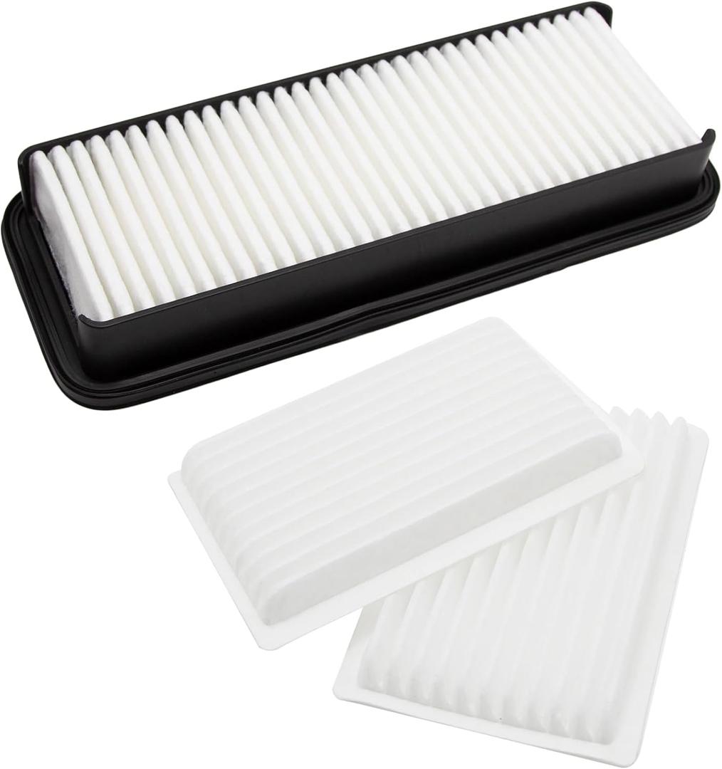 Cab Air Filter Kit,T1855-71600 Air Filter,6A671-75090 Filter Element Replacement for Kubota Tractor SVL75-2C/75C/90-2C/90CFilter and Replacement