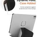 MOFT Dynamic Folio Case for iPad Pro 13" (M5 2025 / M4 2024)-[Reinforced Corner Protection] Stable Slim Magnetic Stand with 20+ Viewing Angles, Premium MOVAS Leather, Misty Cove x Jet Black