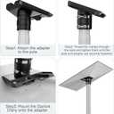 2 x Starlink Mount Gen 3 Adapter - Starlink Gen 3 Pipe Adapter, Compatible with 2'' Diameter Starlink Pole Mount Gen 3 and Starlink Wall Mount Gen 3