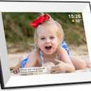 Frameo Digital Picture Frame, WiFi Digital Photo Frame with 10.1 Inch 1280x800 IPS Touch Screen, Easy Load from Phone Digital Frame, Auto Rotating Pohto/ Video by Electronic Picture Frame, Best Gift