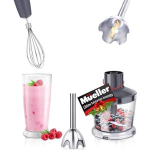Mueller Attachments Set For Multistick 800W 4-in-1 Immersion Blender Handheld