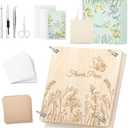 Wakhow Flower Press Kit – 11" x 11" Large Wooden Flower Presser for Adults & Teens | DIY Bouquet Preservation & Dried Flower Art | Ideal Gift for Nature & Craft Lovers