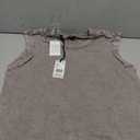 Buffalo David Bitton Women's Elayne Tank Top Sleeveless Tee (Medium, Driftwood)