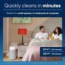 BLUEAIR Air Purifiers for Bedroom, HEPASilent Small Room Air Purifiers for Home, Air Purifiers for Pets Allergies Air Cleaner, Virus Air Purifier, Baby Air Purifier for Nursery, Blue Pure 411a Max