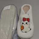 Valentines Heart Slippers for Women Men, Fuzzy Memory Foam Cute House Slippers, Non-Slip Plush Fluffy Bow Slipper Indoor Cozy Winter Bedroom Shoes Valentines Day Gifts (5.5-6 Women/4.5-5 Men, A4)